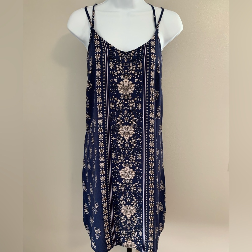Maurices Blue Floral  Dress